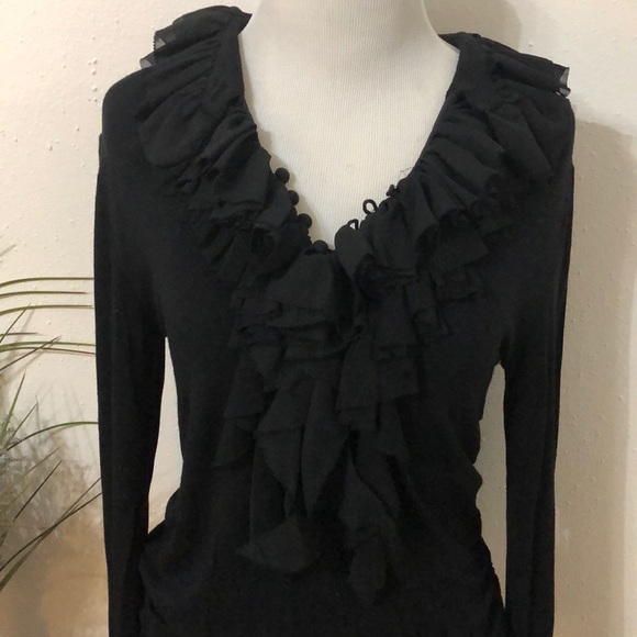 109: M M Couture by Miss Me Ladies long sleeve top - Picture 2 of 5